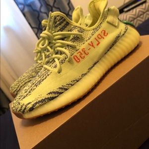 Yeezy 350 Semi Frozen Yellow